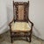 Traditional Antique Italian Renaissance Revival Carved Walnut Throne Hall Chair With Putti, Cane Back & Barley Twist Arms For Sale - Image 3 of 15