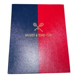 Racquet & Tennis Club Book For Sale