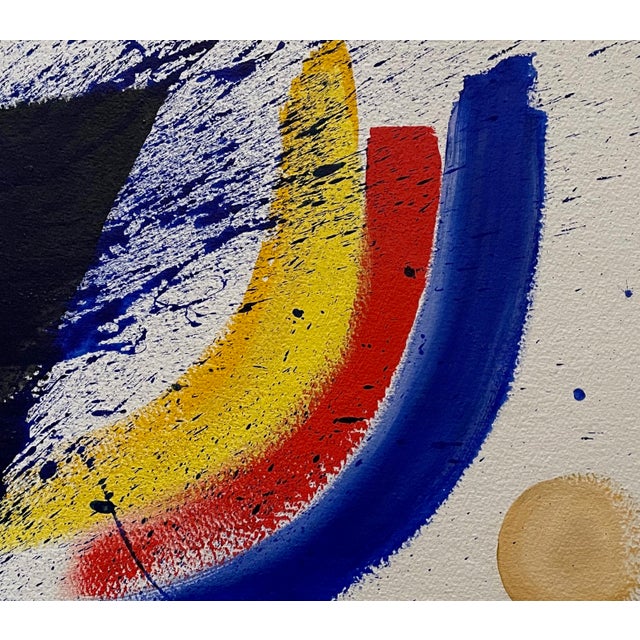 Abstract gouache on paper, laid down on board. Signed, titled and dated 2000 verso. Image 12" x 16" Mounted 20" x 24"...