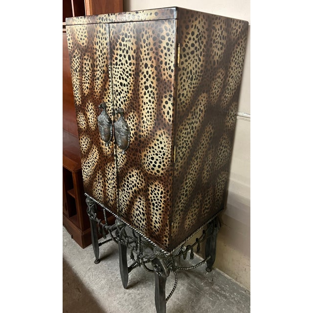 Maitland Smith Dry Bar Cabinet For Sale - Image 9 of 12
