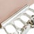 Alexander McQueen Rose Pink Skull Jewel Four-Ring Soft Leather Clutch Bag For Sale - Image 10 of 16