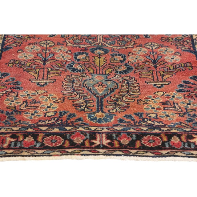 Antique Persian Hussainabad Hamadan Rug - 02'08 X 04'00 For Sale - Image 4 of 9