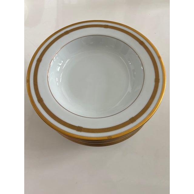 French 1980s Christian Dior Fine China Plates- Set of 8 For Sale - Image 3 of 7