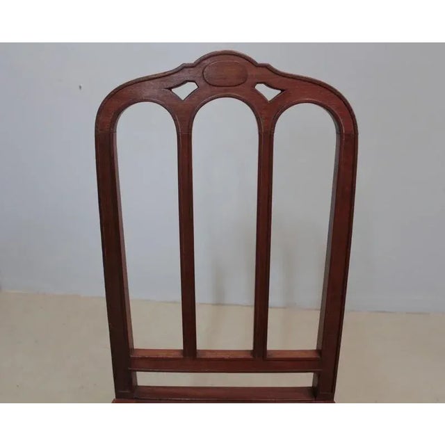 Antique Mahogany Dining Chairs, Set of 6 For Sale - Image 5 of 9