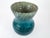 Blue Mid-Century French Accolay Ribbed Stoneware Vase, C 1960 For Sale - Image 8 of 12