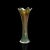 Circa 1930 Vintage English Carnival Glass Decorative Flower Vases - A Pair For Sale - Image 9 of 13