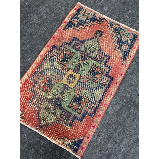Early 21st Century Turkish Yastik Rug 1'8" x 2'8" For Sale - Image 5 of 5
