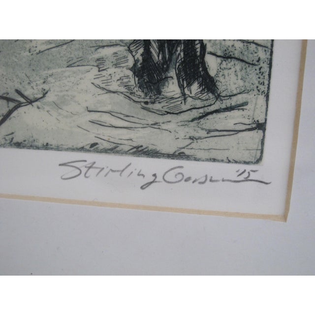 Stirling Gorsuch Limited Edition Oregon Coast Tree Landscape Print Conduit For Sale - Image 4 of 7