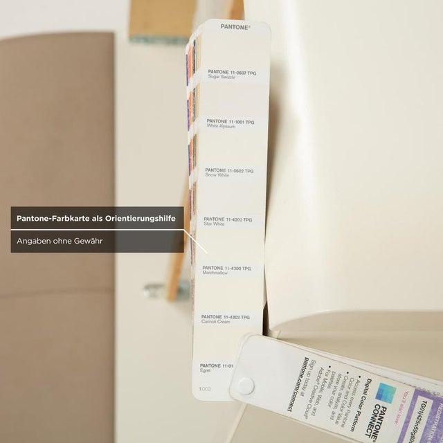 Beige Wood and Leather Bed in Beige from Musterring For Sale - Image 8 of 13