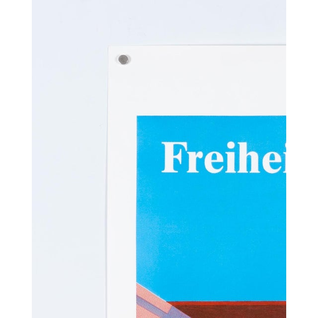1990s Freedom Instead of Socialism - The Greens - 1990 - Original Political Poster by f.k. Waechter David Hockney) For Sale - Image 5 of 9