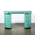 Art Deco Art Deco Robin's Egg Blue Lacquer & Brushed Aluminum Desk by Donald Deskey For Sale - Image 3 of 9