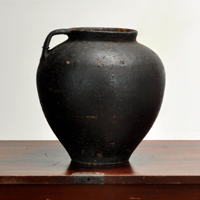 Black Antique Earthenware Pot, Moldova, 1850s For Sale - Image 8 of 8