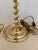 Brass Pair of Large Vintage Solid Brass Candlestick Lamps For Sale - Image 8 of 14
