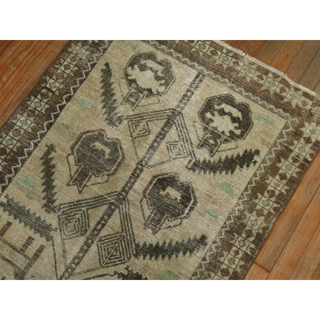 Vintage Tribal Pictorial Runner - 3' x 6'9" For Sale - Image 4 of 8