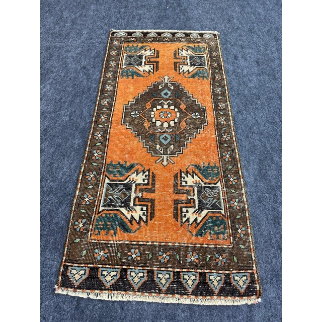 Turkish Yastik Rug 1'7" x 3'5" #24102 Explore a curated collection of hallway runners, wool rugs, and handmade...
