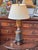 Gray 19th Century Italian Altarstick Lamp For Sale - Image 8 of 9