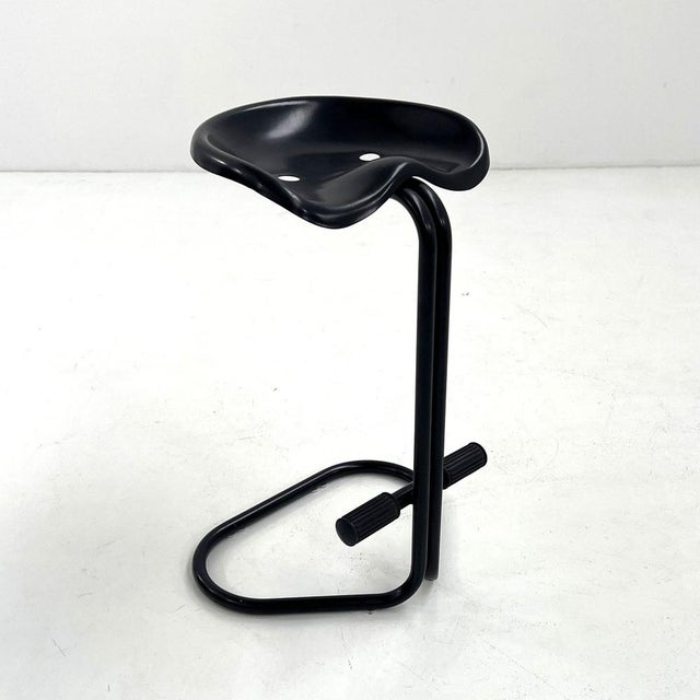 Postmodern Tractor Stool by Rodney Kinsman for Bieffeplast, 1970s For Sale - Image 3 of 10