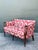 Vintage Ikat Print Georgian Loveseat For Sale - Image 9 of 12