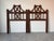 Beautiful pair of vintage McGuire-style bamboo headboards, featuring a rich warm finish and intricately hand-wrapped...