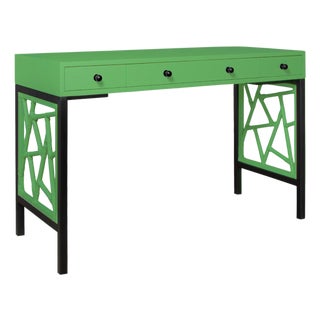 Tiffany Writing Desk - Bright Green For Sale