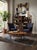 Vintage Hungarian Lounge Chairs in Navy Bouclé with Wooden Frames, Set of 2 For Sale - Image 4 of 7