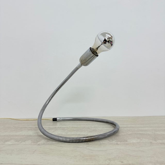 Metal Mid-Century Snake Desk Lamp from Gepo, 1970s For Sale - Image 7 of 18