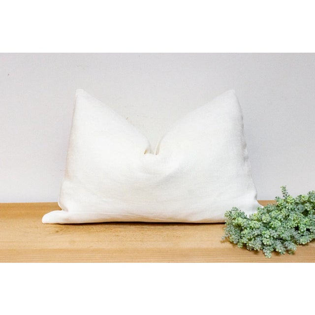 Saida Antique Uzbek Suzani Linen Pillow For Sale In Los Angeles - Image 6 of 7