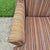 2010 Stratford Caye Transitional Striped Cocoa Brown Wingback Arm Chair For Sale - Image 12 of 14