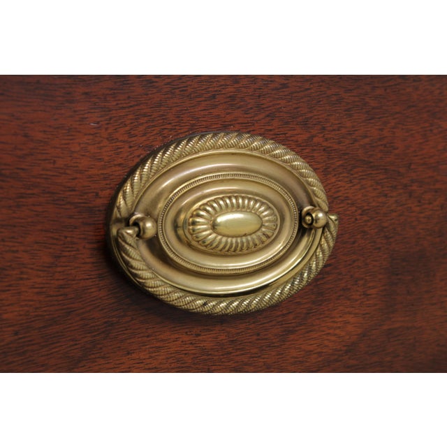 Kindel Mahogany Hepplewhite Style Sideboard Buffet For Sale - Image 9 of 18