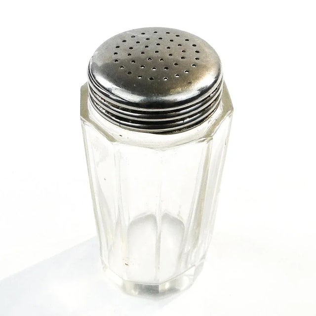 1950s Art Deco Crystal Salt Holder, United Kingdom, 1950s For Sale - Image 5 of 6