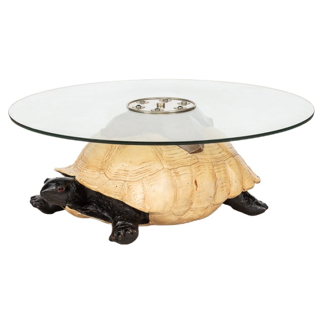 Vintage English Turtle Shaped Coffee Table from Anthony Redmile, 1970s For Sale