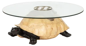 Vintage English Turtle Shaped Coffee Table from Anthony Redmile, 1970s