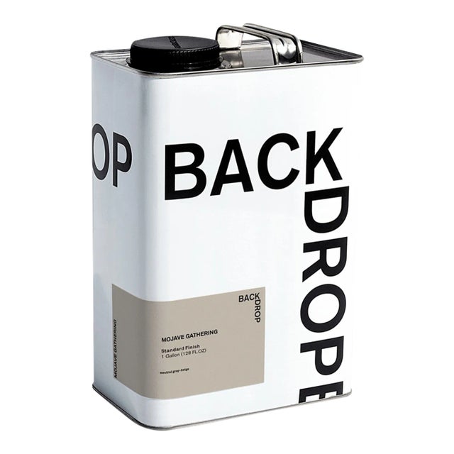 BACKDROP Standard Finish Interior Paint in Mojave Gathering (Neutral Gray-Beige) - 1 Gallon For Sale