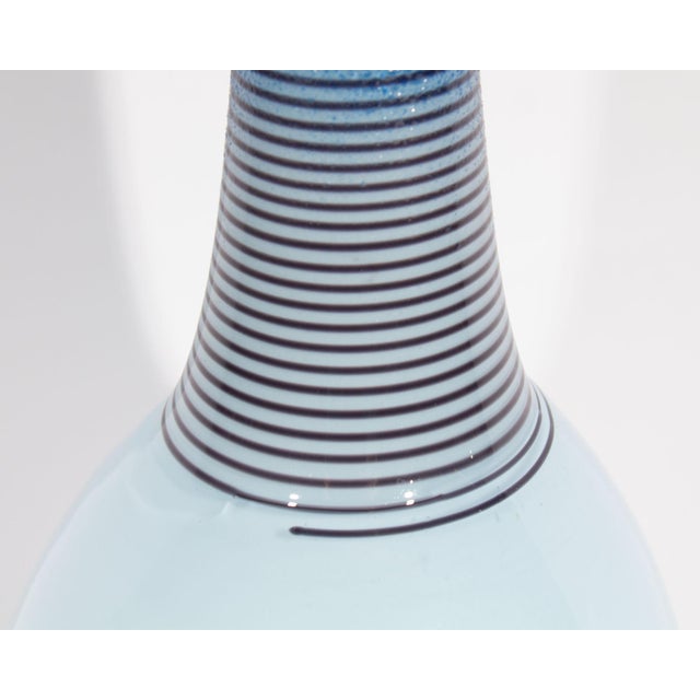 Glass Bertil Vallien Kosta Boda “Spirit” 40133 Glass Vase For Sale - Image 7 of 8