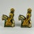 Mid-Century Modern 1970s Pair of Italian Ceramic Medieval Knights Figurines For Sale - Image 3 of 12