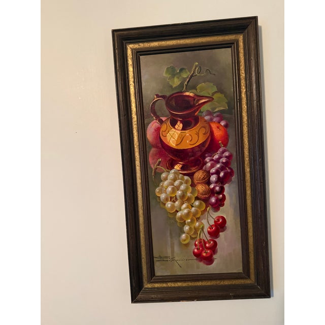 20th Century French Still Life Oil Painting by Henry Le Monnier For Sale - Image 12 of 13