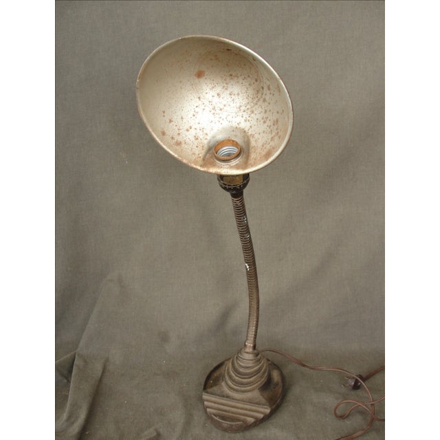 Vintage Industrial Cast Iron "Eagle" Desk Lamp Chairish