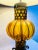 1960s 1960s Mid-Century Amber Murano Caged Glass Lamp Attributed to Seguso For Sale - Image 5 of 12