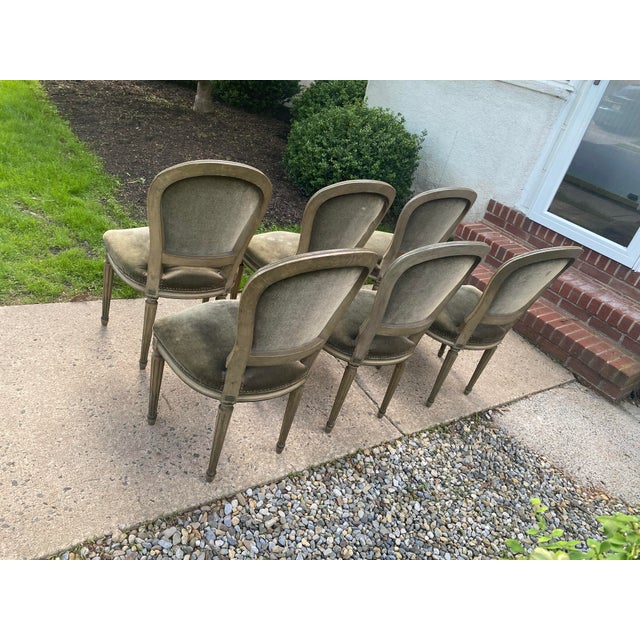 Maison Jansen Maison Jansen Style Dining Chairs -Set of 6 For Sale - Image 4 of 12