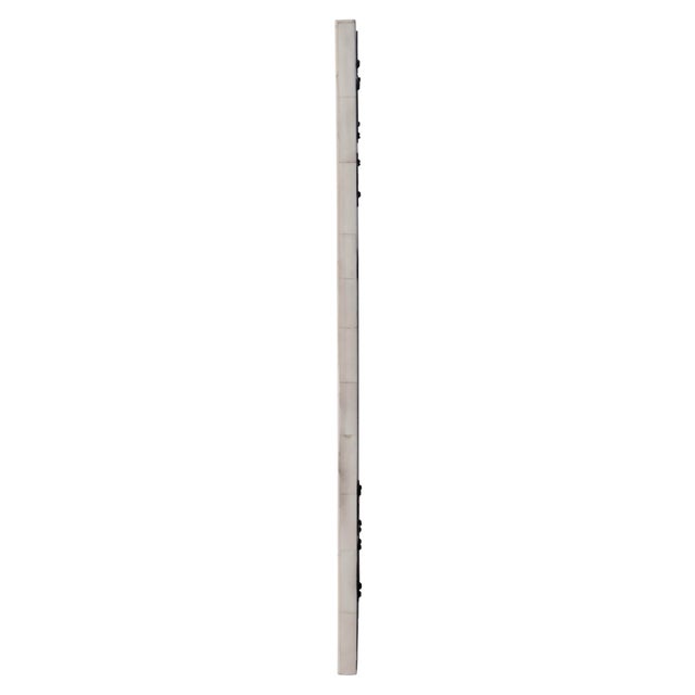Boho Chic Vivienne 16 in. W x 24 in. H Rectangular Bone Inlay Horizontal or Vertical Hanging Accent Wall Mirror, Green Bone For Sale - Image 3 of 6