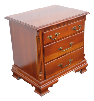 Tell City Dowry Solid Cherry Nightstands End Side Bedside Table 6899
