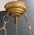 1900s Empire Bronze with Golden Eagle Heads and Flame Chandelier For Sale - Image 4 of 12