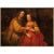 Goldenrod 1954 After Rembrandt Van Rijn "The Bridal Couple", Vintage Full-Color Print For Sale - Image 8 of 8