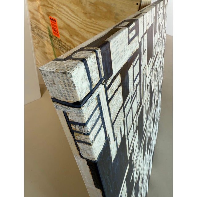 2010s Original Painting on Canvas Titled: PDP 884 Ct17 48 X 48 For Sale - Image 5 of 16