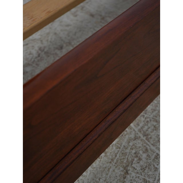 Brown Stickley Cherry King Size Sleigh Bed For Sale - Image 8 of 15