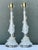 Metal Vintage Italian Murano Glass Lamps - A Pair For Sale - Image 7 of 12