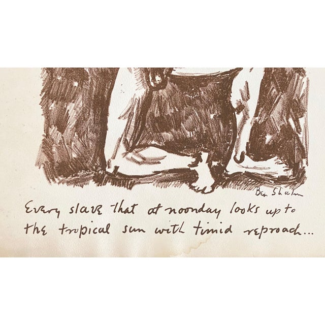 Ben Shahn Ben Shahn, Ben Shahn Original Lithograph From Portfolio - Levana & Our Ladies Of Sorrow, 1931 For Sale - Image 4 of 7