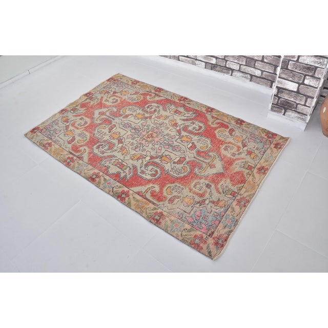 Turkish 1960s Anatolian Kurdish Handknotted Wool Carpet For Sale - Image 3 of 10