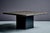 Brutalist Brutalist Stone and Brass Coffee Table attributed to Marcus Kingma, Netherlands, 1986 For Sale - Image 3 of 12