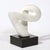 Mid-Century Modern Carrara Marble Abstract Sculpture For Sale - Image 4 of 11